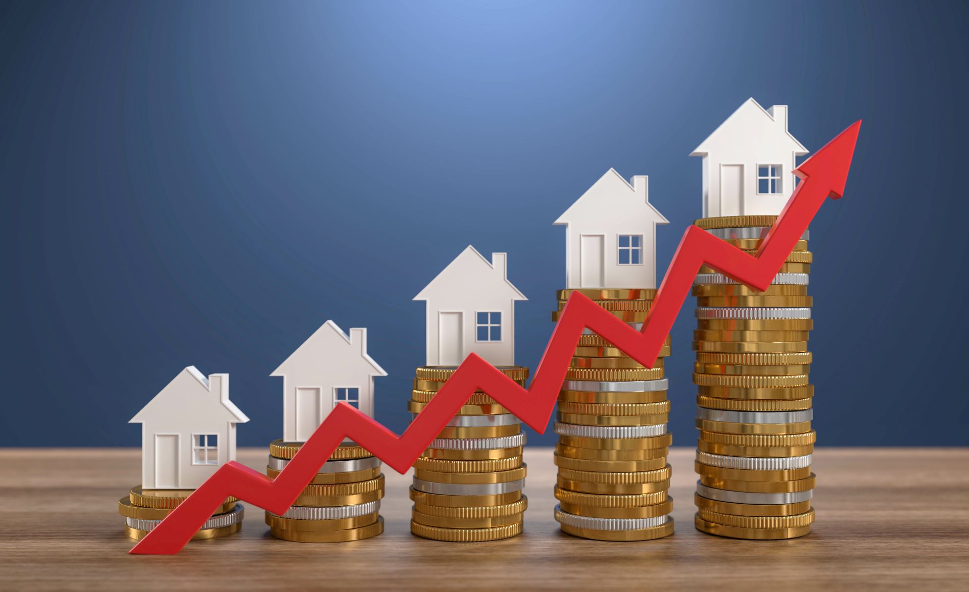 This is an image of the property market slowly rising
