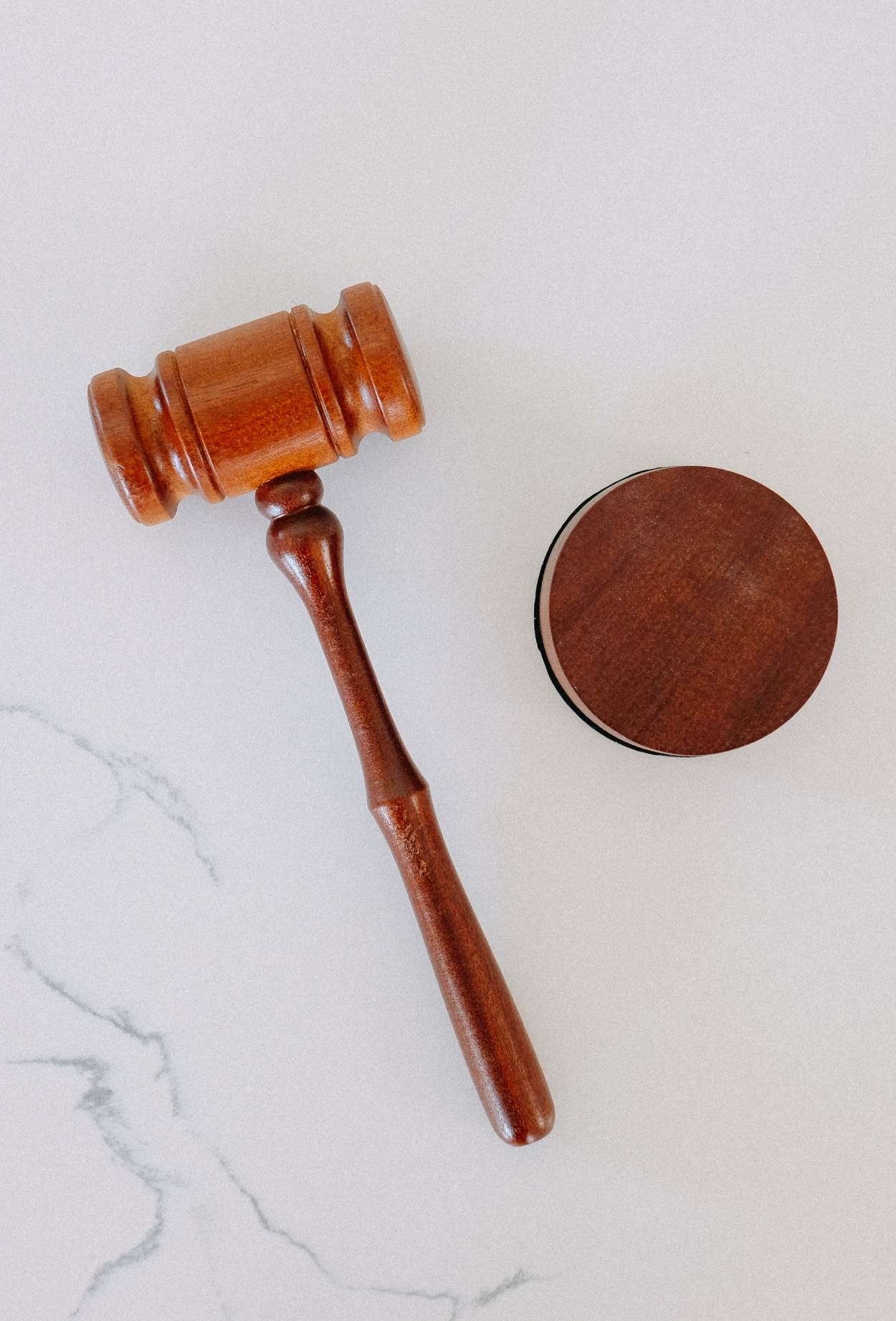 This is an image of a jury's hammer of justice