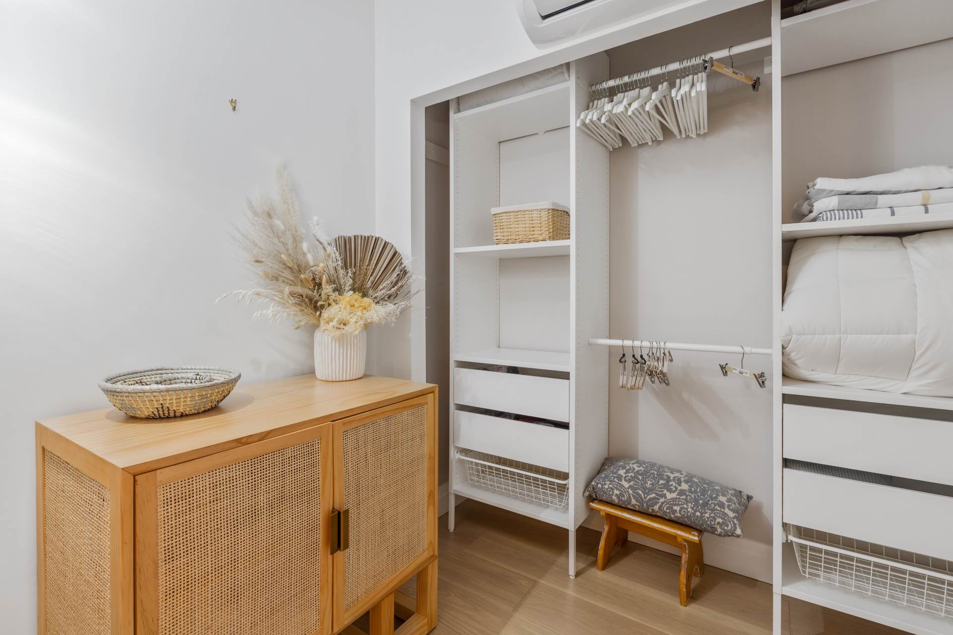 This is an image of a cupboard space