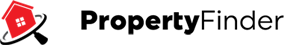 This is a picture of the Property Finder logo in the navigation bar